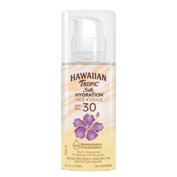 Hawaiian Tropic Silk Hydration Face Lotion SPF 30 - Picture 1 of 4